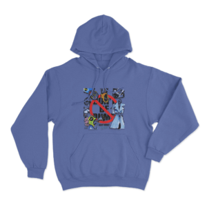 Dont Be Dumb Cover Unisex Hoodie Blue