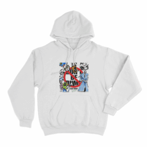Dont Be Dumb Cover Unisex Hoodie White