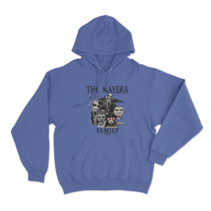 The Mayers Family Unisex Hoodie Blue
